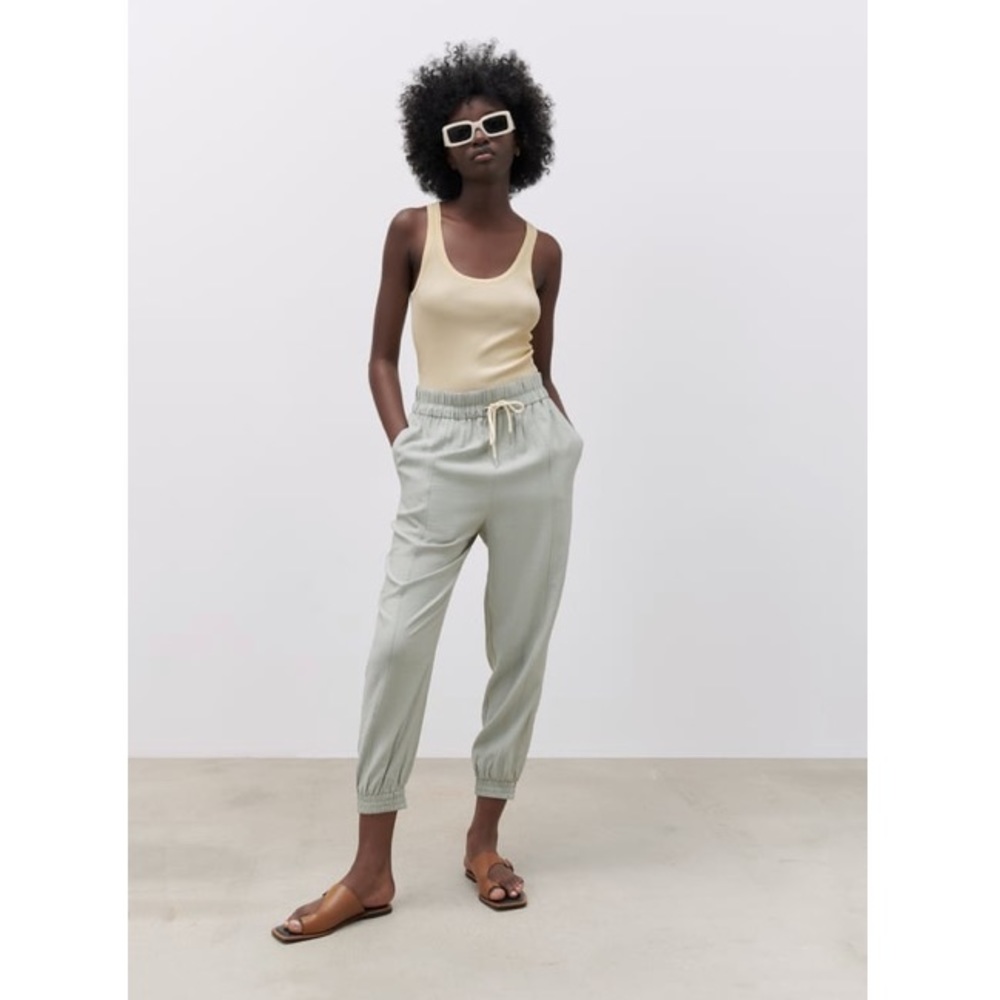 Zara rustic joggers - size Small - sage